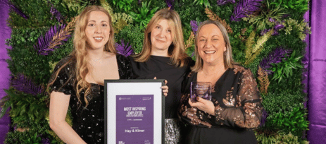 Hay & Kilner wins Employer of the Year at NE Chamber of Commerce Inspiring Women in Business Awards