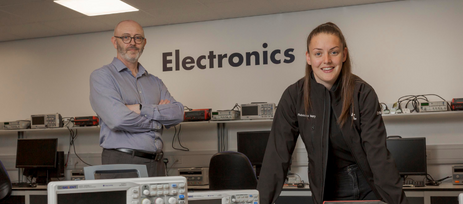 Rebecca engineers a rewarding career with a Degree Apprenticeship