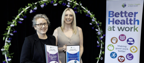 Robson Laidler fighting fit with Better Health at Work Awards reaccreditation success 