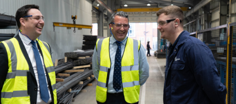 Mayor Visits Manufacturing Firm Expanding Apprentice Intake