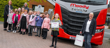    Trucking Author Cerys Earns Her School a Very Special Moody Logistics’ Prize