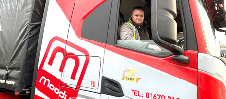 Steven Sets Moody Logistics Record After Passing Class 1 HGV Test in Three Months