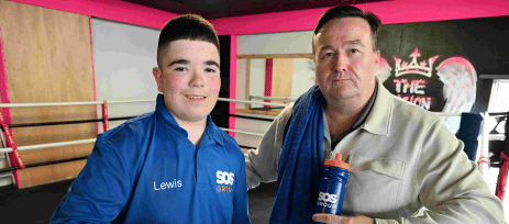 SOS Group Helps Young Boxer Get Fighting Fit