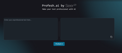 SeerBI Launches Profesh.ai: A Ground-breaking AI-Driven Content Enhancement Tool 