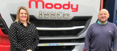 Moody Logistics Unveils ‘Geordie Hope’ as Part of £350,000 Fleet Investment